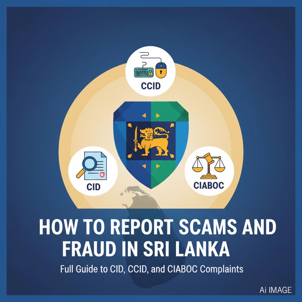 How to Report Scams and Fraud in Sri Lanka — Full Guide to CID, CCID, and CIABOC Complaints